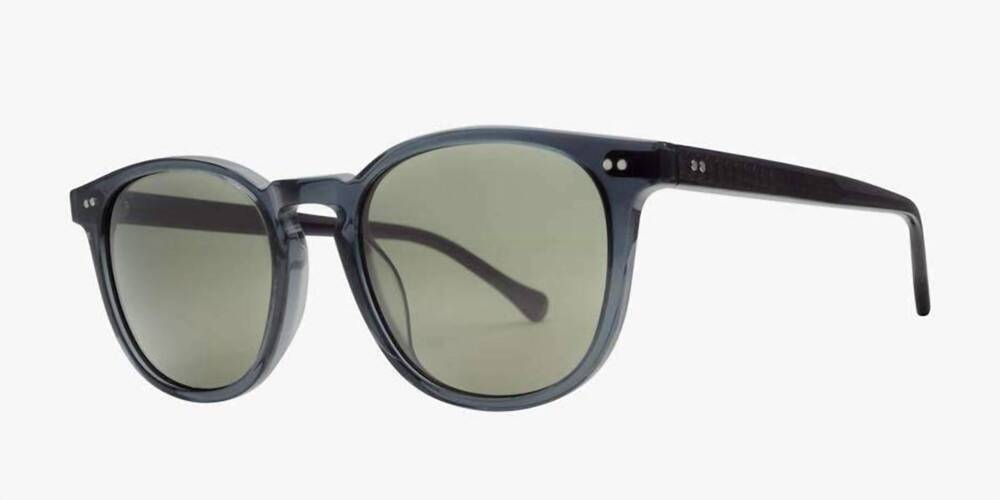 NEW ELECTRIC LABEL unisex oak polarized sunglasses in gloss smoke / grey polar